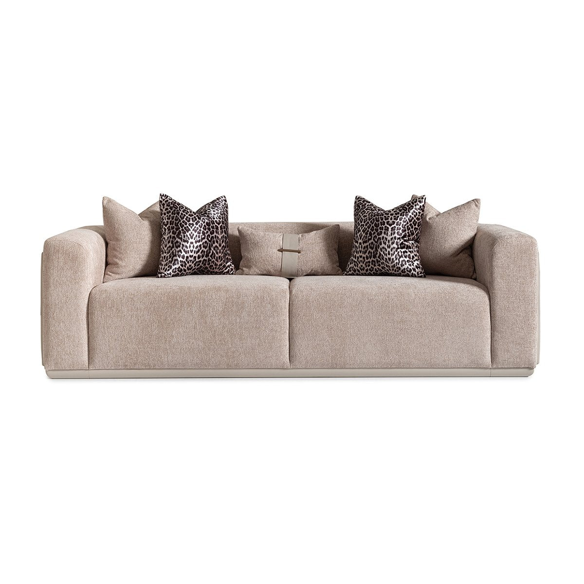 AICO Canberra Sofa in Brown - Luxury Home Furniture (MI)