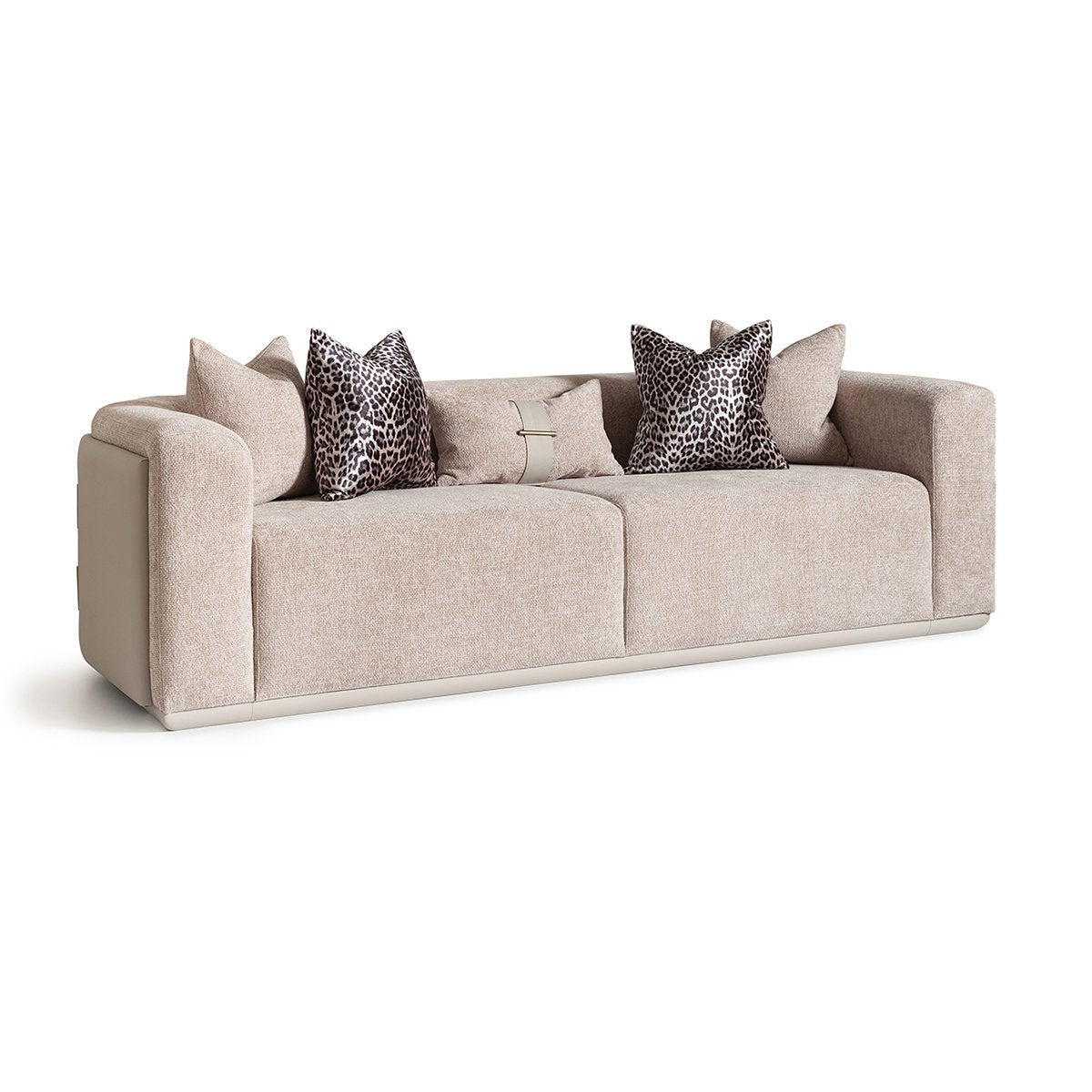 AICO Canberra Sofa in Brown - Luxury Home Furniture (MI)