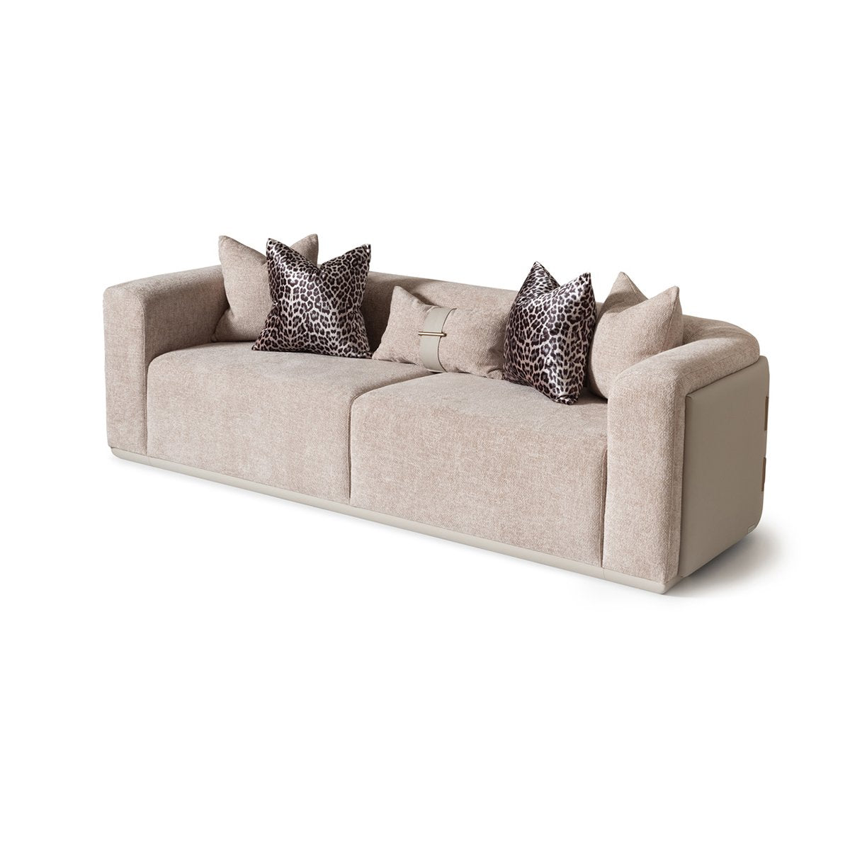 AICO Canberra Sofa in Brown - Luxury Home Furniture (MI)
