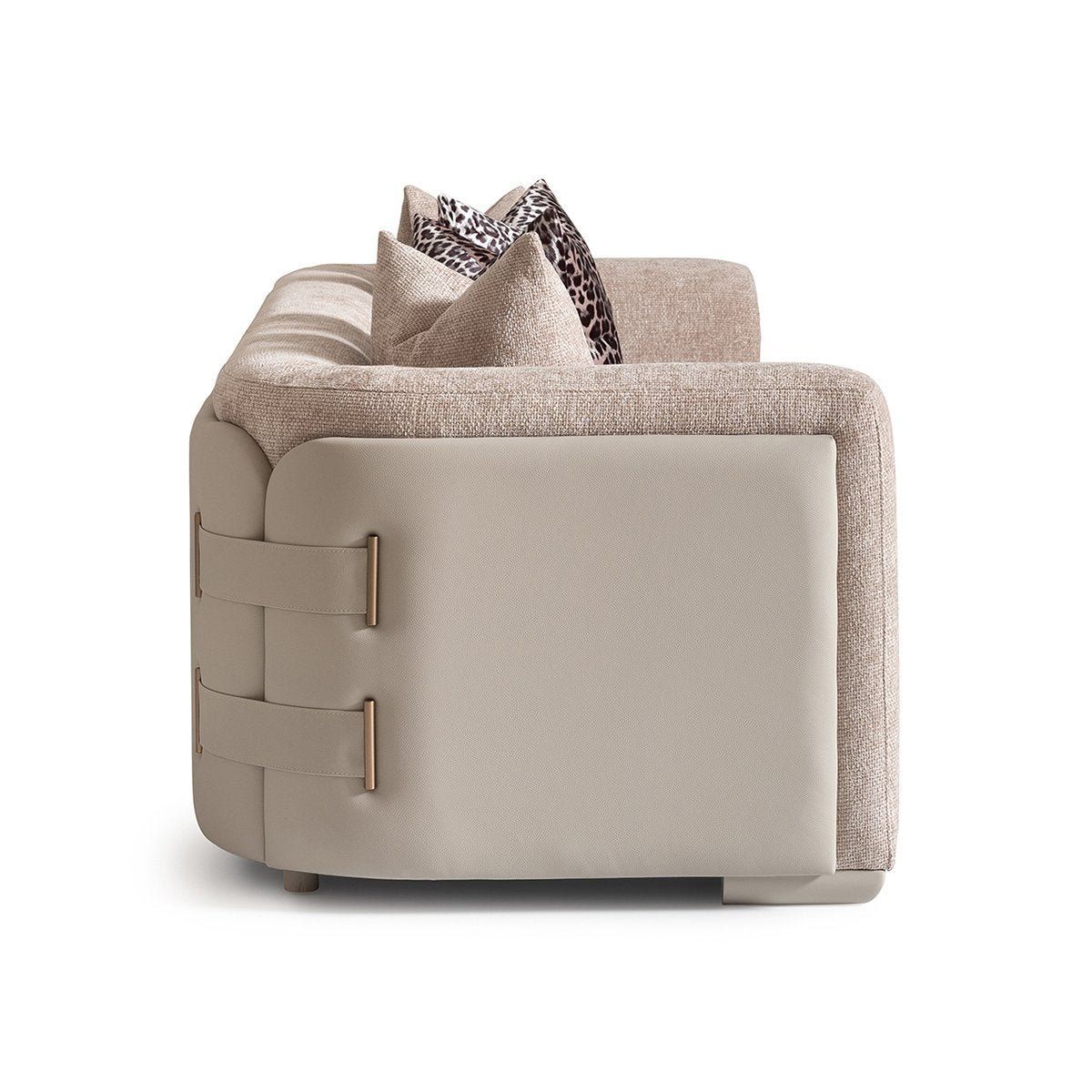 AICO Canberra Sofa in Brown - Luxury Home Furniture (MI)