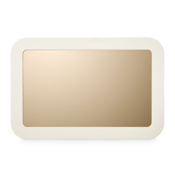 AICO Furniture Wall Mirror in Silken Matte Cream - Luxury Home Furniture (MI)