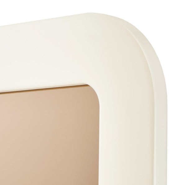 AICO Furniture Wall Mirror in Silken Matte Cream - Luxury Home Furniture (MI)