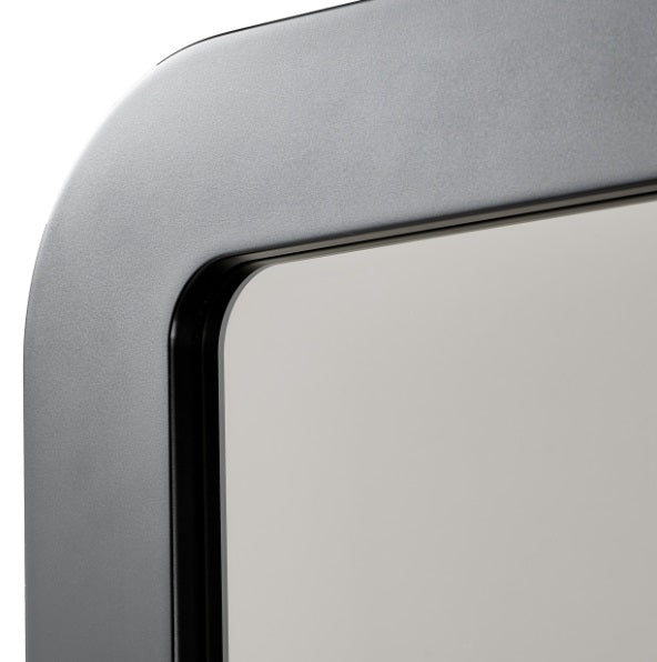 AICO Furniture Wall Mirror in Silken Matte Black - Luxury Home Furniture (MI)