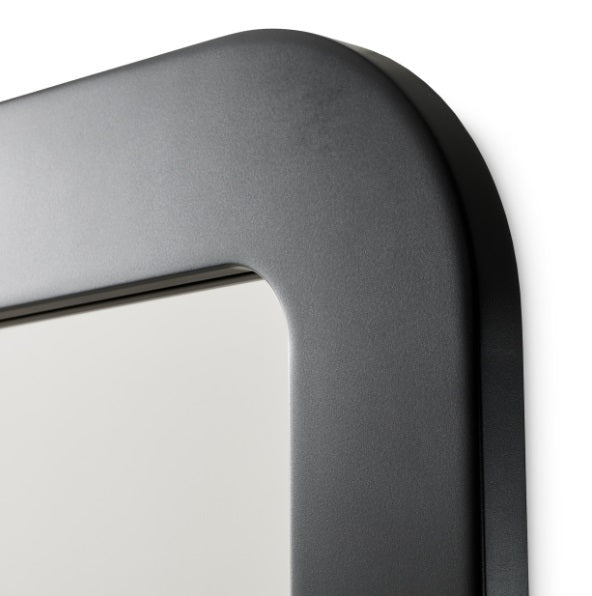 AICO Furniture Wall Mirror in Silken Matte Black - Luxury Home Furniture (MI)