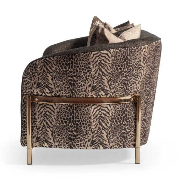 AICO Furniture Lisbon Sofa in Onyx Gold - Luxury Home Furniture (MI)