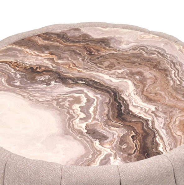 AICO Furniture Lucca Cocktail Table in Silver - Luxury Home Furniture (MI)