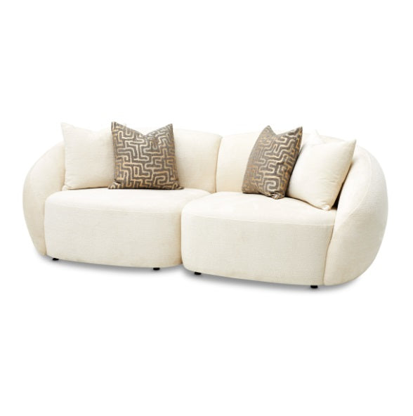 AICO Furniture Le Montreaux Armless Chair in Gardenia