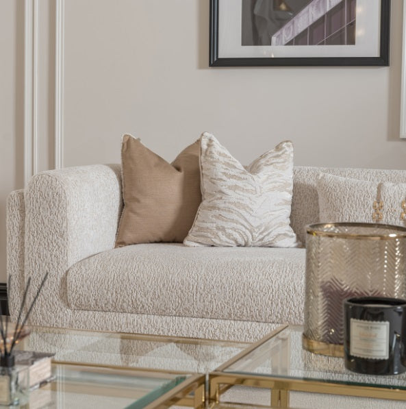 AICO Furniture Savannah Breeze Mansion Sofa Cashmere in Bright Gold - Luxury Home Furniture (MI)