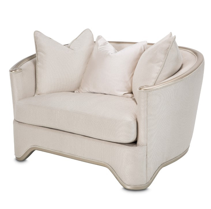 AICO London Place Chair & A Half in Light Champagne image