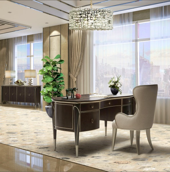 AICO Furniture Lighting Facets 12 Light Chandelier - Luxury Home Furniture (MI)