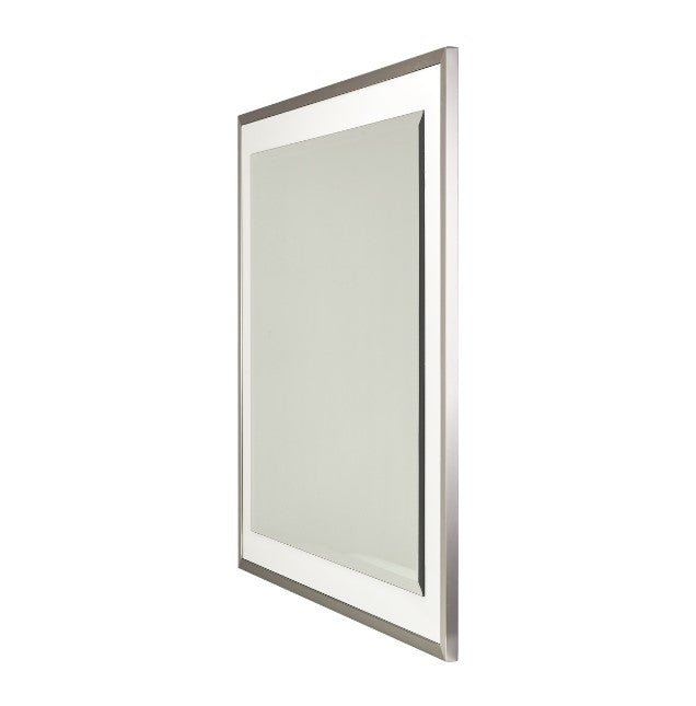 AICO Marquee Wall Mirror in Cloud White - Luxury Home Furniture (MI)