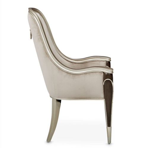AICO Villa Cherie Arm Chair in Hazelnut - Luxury Home Furniture (MI)