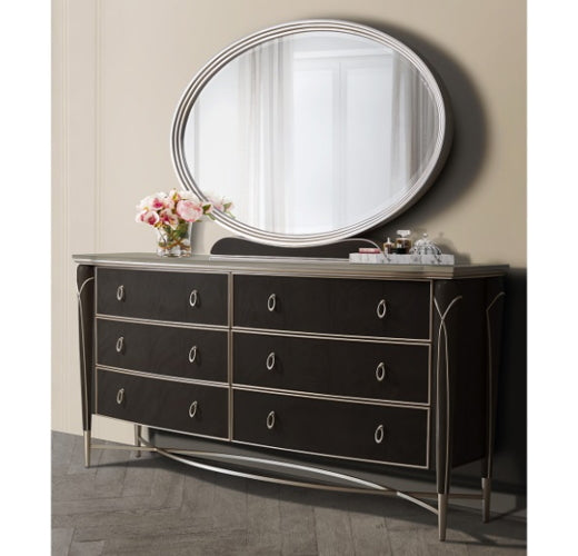 AICO Villa Cherie Dresser in Hazelnut - Luxury Home Furniture (MI)