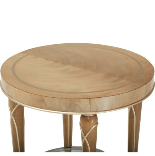 AICO Villa Cherie End Table in Caramel - Luxury Home Furniture (MI)
