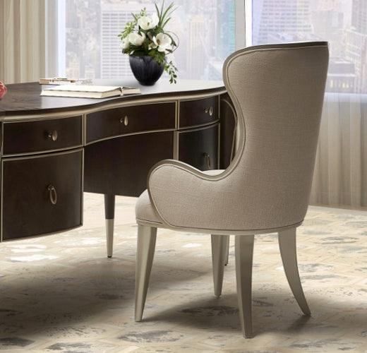 AICO Villa Cherie Desk Chair in Hazelnut - Luxury Home Furniture (MI)