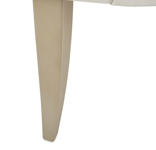 AICO Villa Cherie Tufted Vanity Chair in Hazelnut - Luxury Home Furniture (MI)