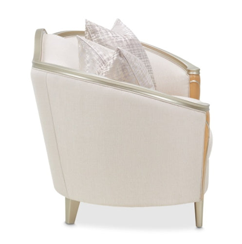 AICO Villa Cherie Loveseat in Caramel - Luxury Home Furniture (MI)
