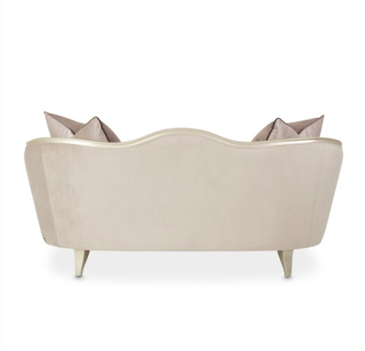 AICO Villa Cherie Loveseat in Hazelnut - Luxury Home Furniture (MI)