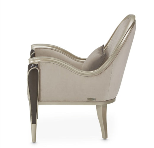 AICO Villa Cherie Accent Chair in Hazelnut - Luxury Home Furniture (MI)