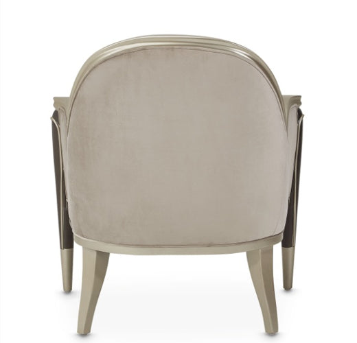 AICO Villa Cherie Accent Chair in Hazelnut - Luxury Home Furniture (MI)