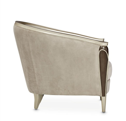 AICO Villa Cherie Matching Accent Chair in Hazelnut - Luxury Home Furniture (MI)