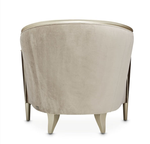 AICO Villa Cherie Matching Accent Chair in Hazelnut - Luxury Home Furniture (MI)