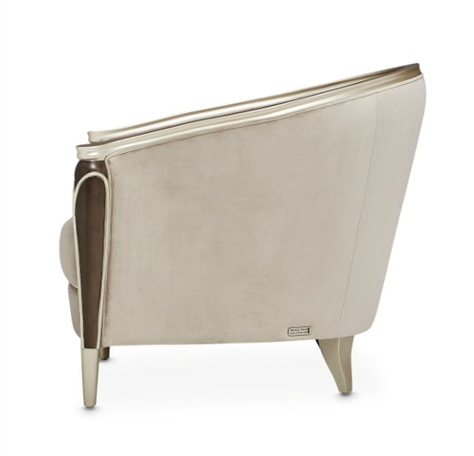 AICO Villa Cherie Matching Accent Chair in Hazelnut - Luxury Home Furniture (MI)