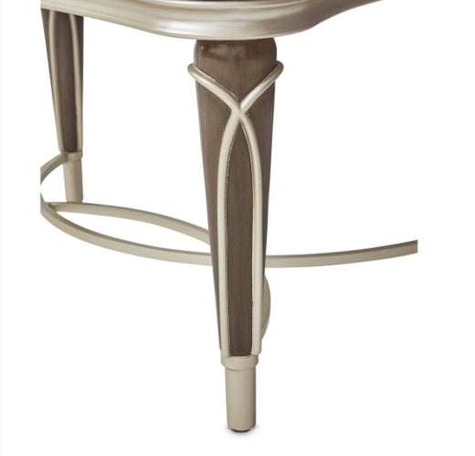 AICO Villa Cherie Ottoman in Hazelnut - Luxury Home Furniture (MI)