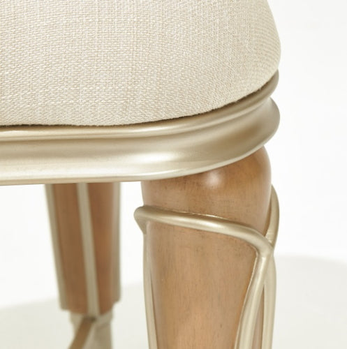 AICO Villa Cherie Ottoman in Caramel - Luxury Home Furniture (MI)