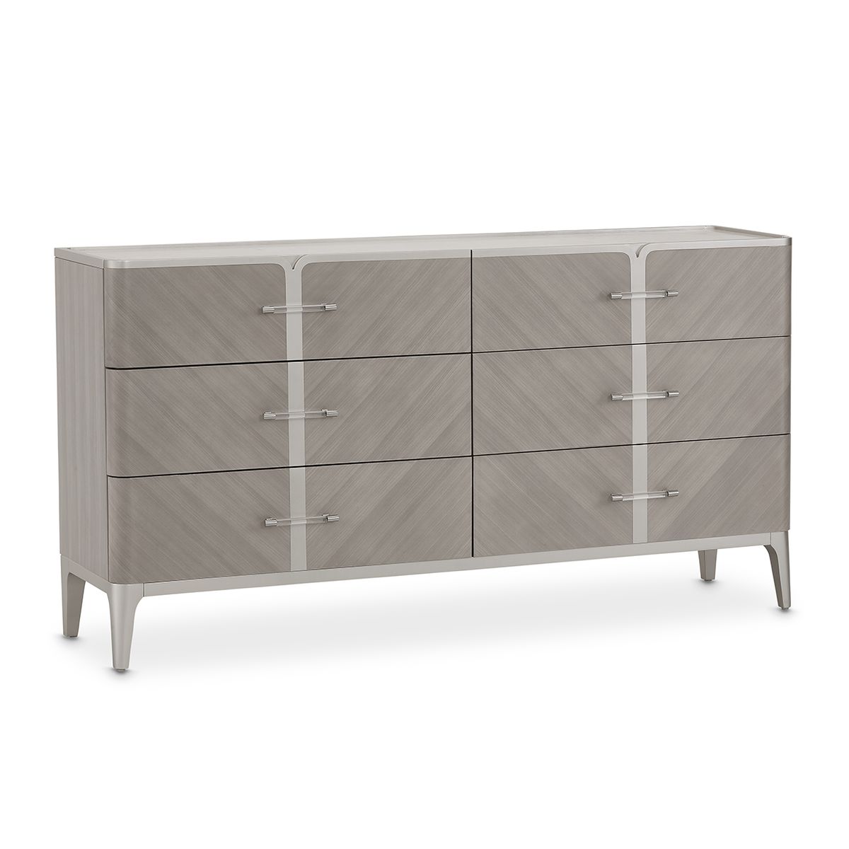 AICO Lanterna Dresser in Silver Mist - Luxury Home Furniture (MI)