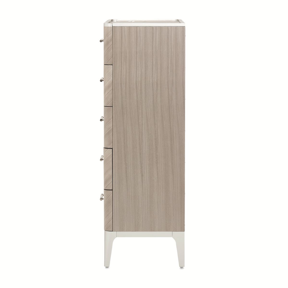 AICO Lanterna Highboy Chest in Silver Mist - Luxury Home Furniture (MI)