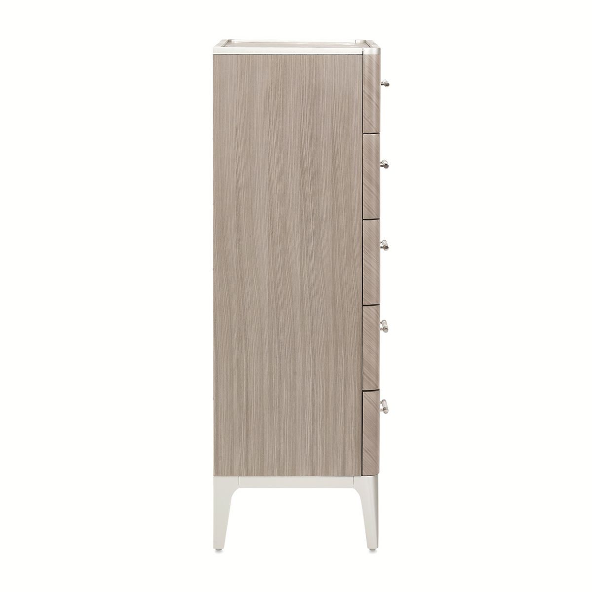 AICO Lanterna Highboy Chest in Silver Mist - Luxury Home Furniture (MI)