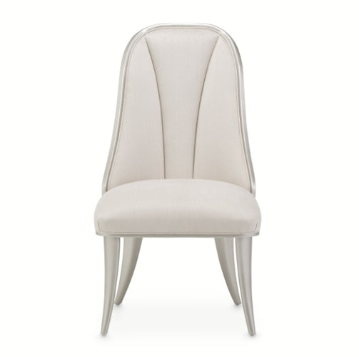 AICO Furniture Penthouse Side Chair (Set of 2) in Ash Gray - Luxury Home Furniture (MI)