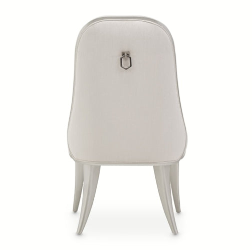 AICO Furniture Penthouse Side Chair (Set of 2) in Ash Gray - Luxury Home Furniture (MI)