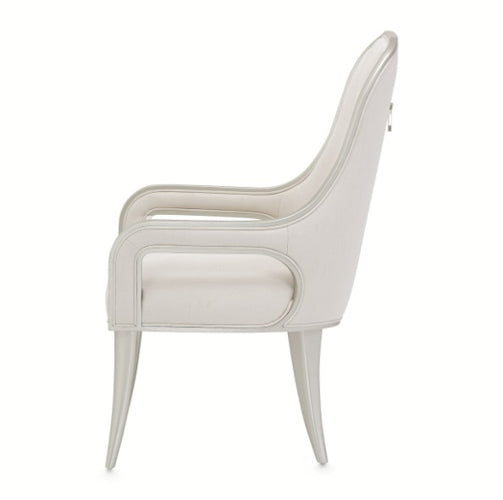 AICO Furniture Penthouse Arm Chair (Set of 2) in Ash Gray - Luxury Home Furniture (MI)