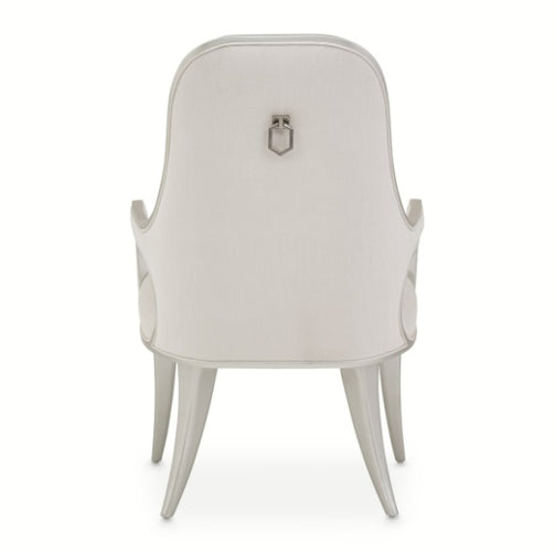AICO Furniture Penthouse Arm Chair (Set of 2) in Ash Gray - Luxury Home Furniture (MI)