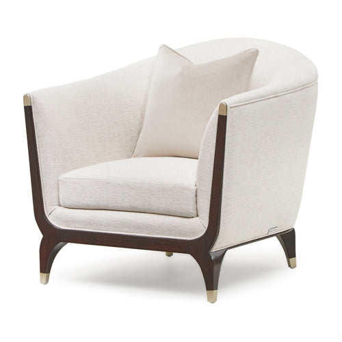 AICO Paris Chic Matching Chair Cremini in Espresso - Luxury Home Furniture (MI)