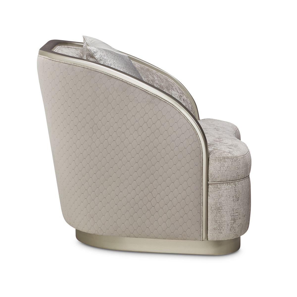 AICO Lanna Matching Chair in Storm Silver Mist - Luxury Home Furniture (MI)