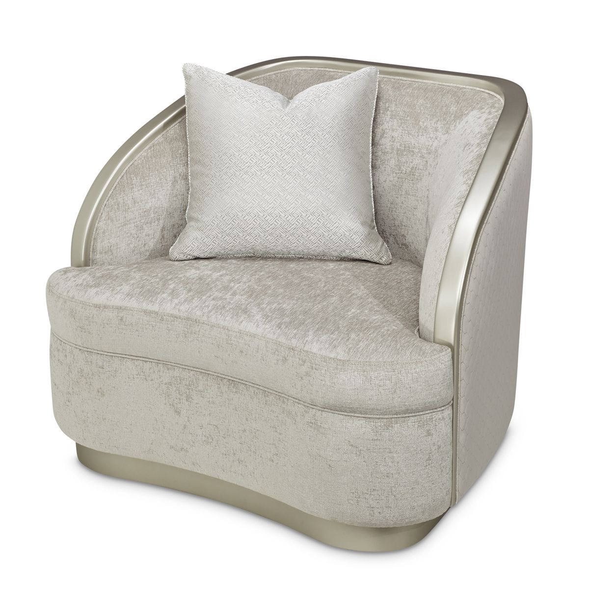 AICO Lanna Matching Chair in Storm Silver Mist - Luxury Home Furniture (MI)