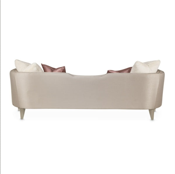AICO Furniture Linea Sofa in Silver Mist - Luxury Home Furniture (MI)