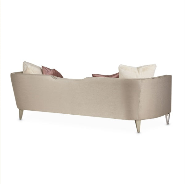 AICO Furniture Linea Sofa in Silver Mist - Luxury Home Furniture (MI)