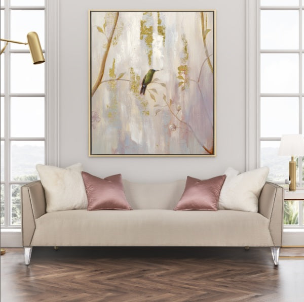 AICO Furniture Linea Sofa in Silver Mist - Luxury Home Furniture (MI)