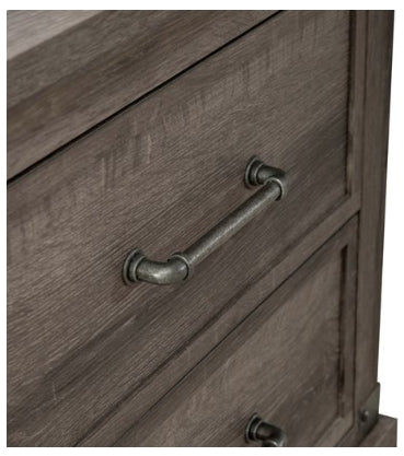 Liberty Furniture Lakeside Haven Nightstand w/ Charging Station in Brownstone - Luxury Home Furniture (MI)
