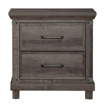 Liberty Furniture Lakeside Haven Nightstand w/ Charging Station in Brownstone - Luxury Home Furniture (MI)