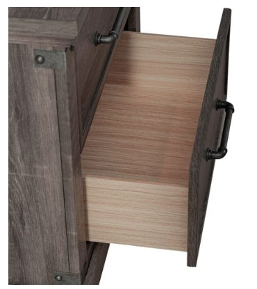 Liberty Furniture Lakeside Haven Nightstand w/ Charging Station in Brownstone - Luxury Home Furniture (MI)