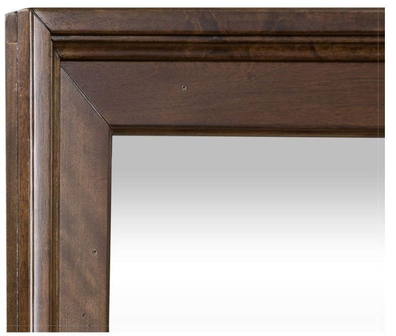 Liberty Furniture Saddlebrook Mirror in Tobacco Brown - Luxury Home Furniture (MI)