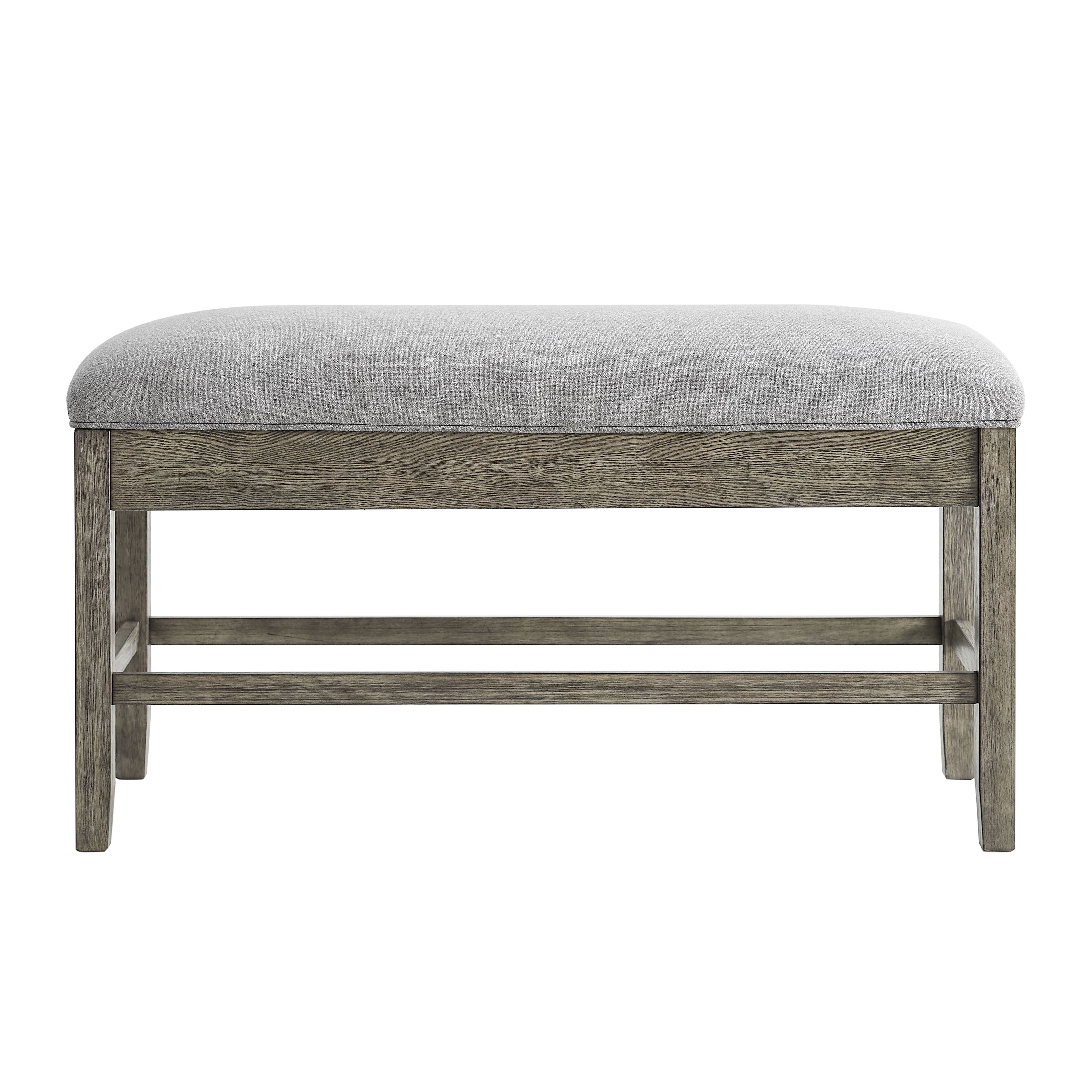 Steve Silver Grayson Storage Counter Bench in Driftwood - Luxury Home Furniture (MI)