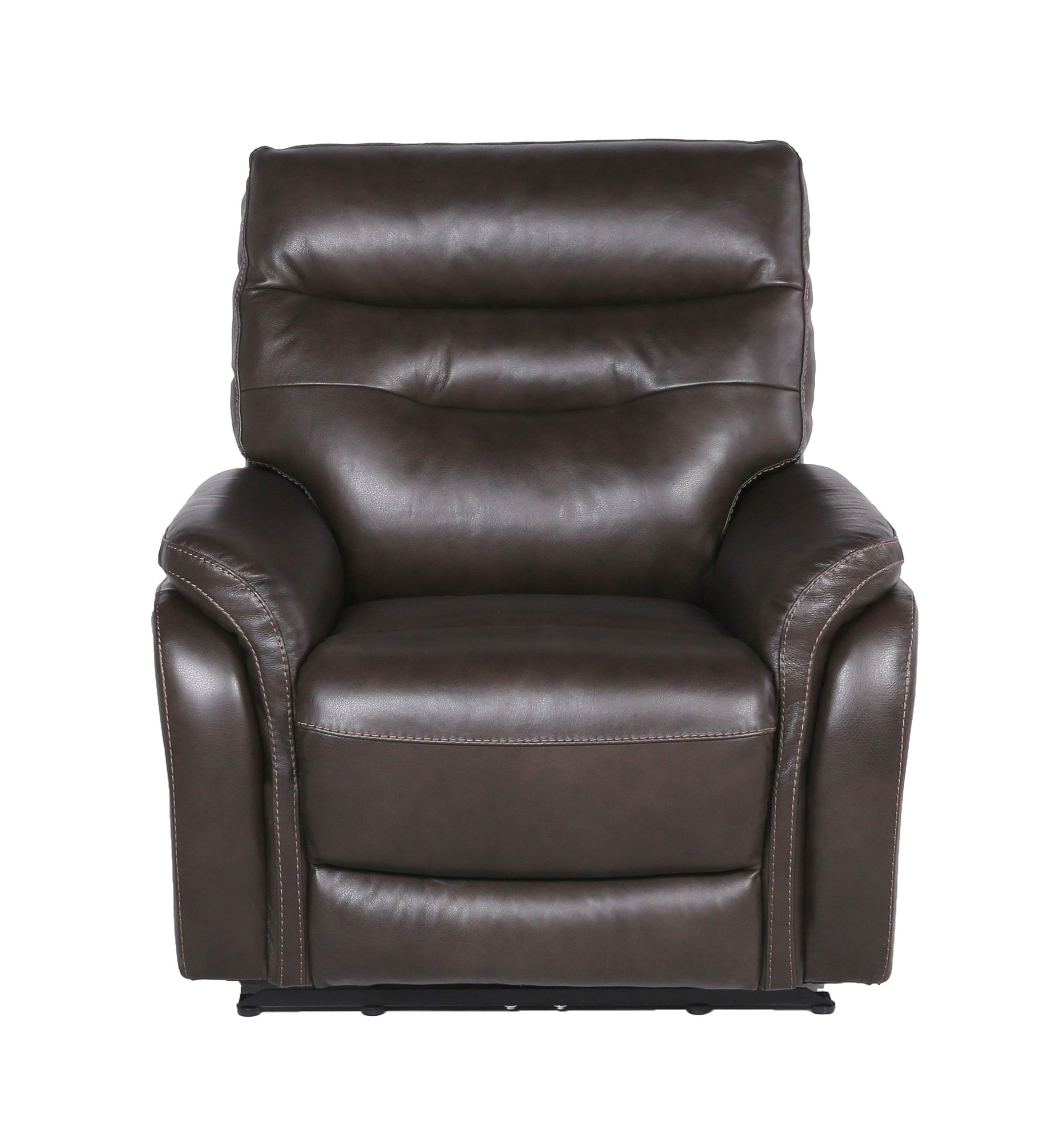 Steve Silver Fortuna Leather Dual Power Recliner in Coffee - Luxury Home Furniture (MI)