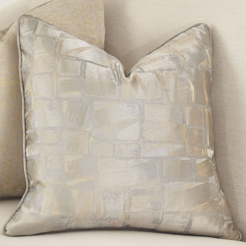AICO La Rachelle Sofa ICICLE in Medium Champagne - Luxury Home Furniture (MI)