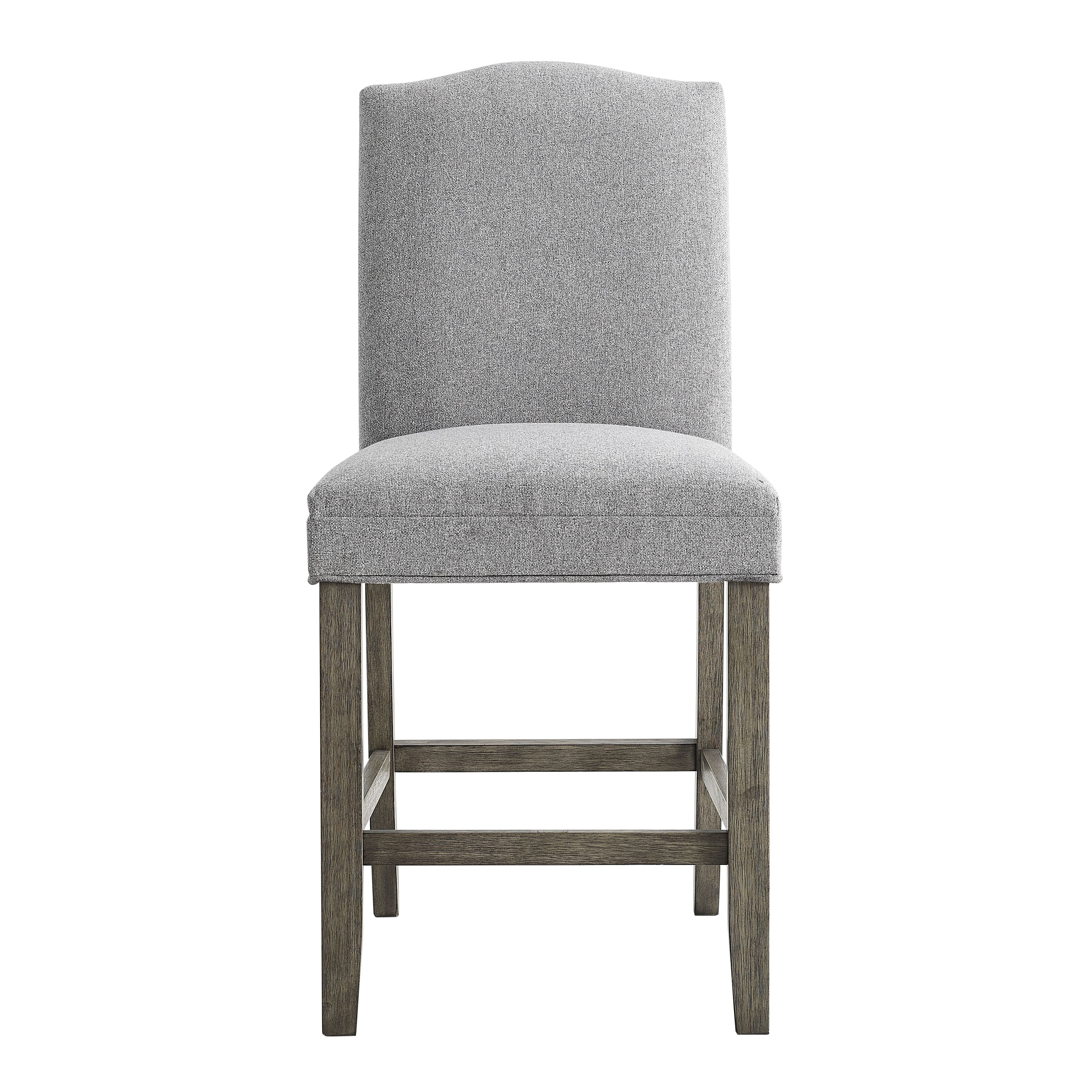Steve Silver Grayson Counter Chair in Driftwood (Set of 2) - Luxury Home Furniture (MI)